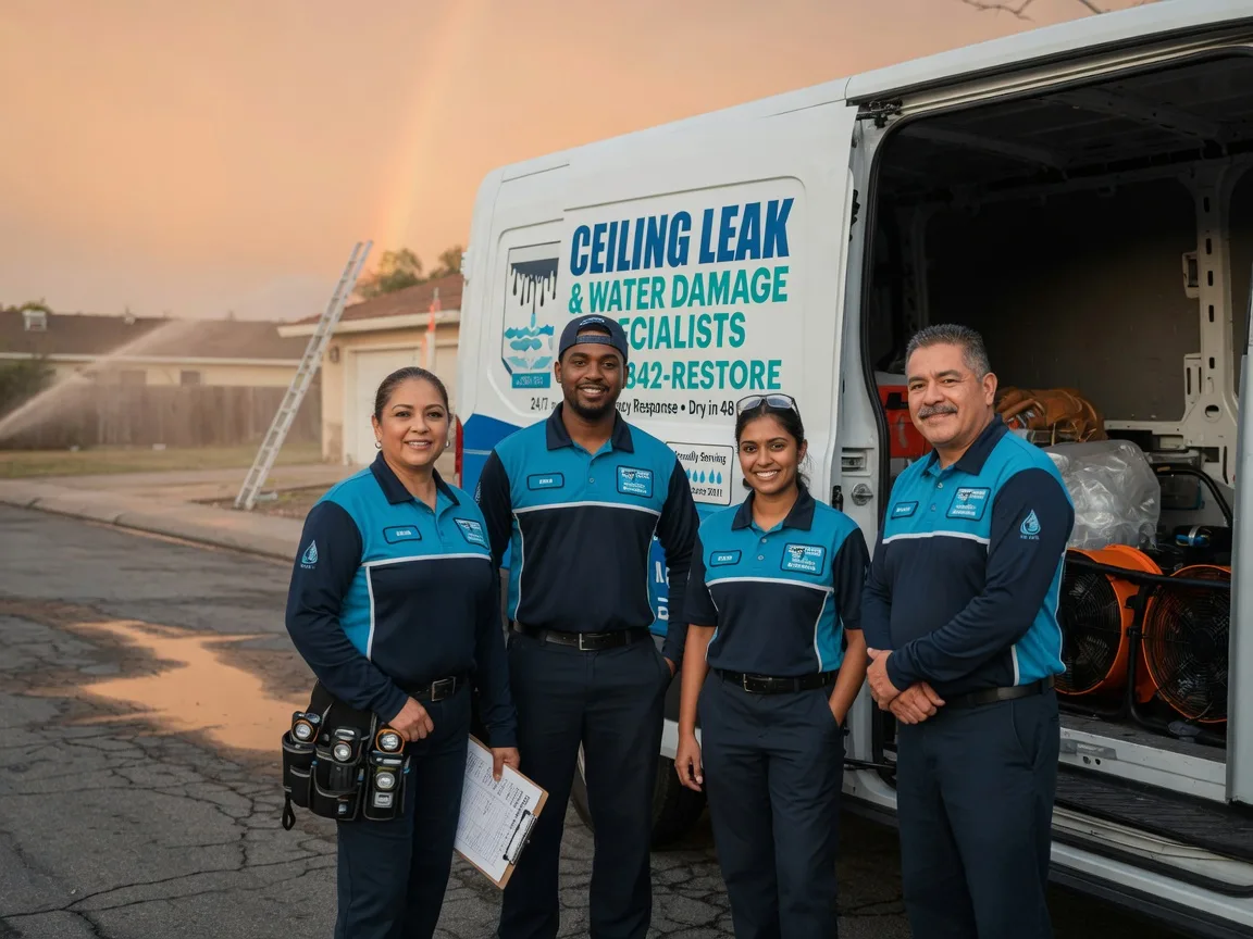 Ceiling Leak Cleanup company in Santa Ana, CA